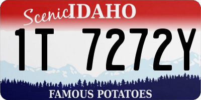 ID license plate 1T7272Y