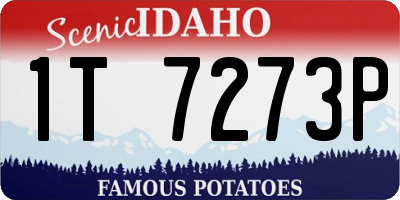 ID license plate 1T7273P