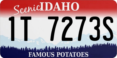 ID license plate 1T7273S