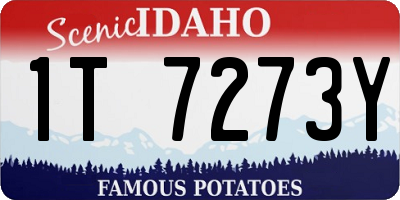 ID license plate 1T7273Y