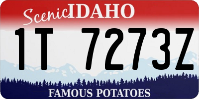 ID license plate 1T7273Z