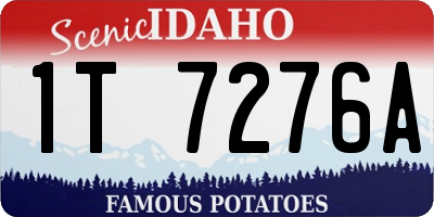 ID license plate 1T7276A