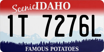 ID license plate 1T7276L