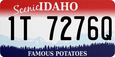 ID license plate 1T7276Q