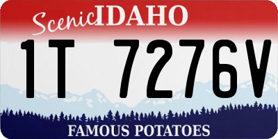 ID license plate 1T7276V