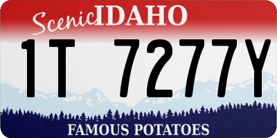 ID license plate 1T7277Y