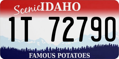 ID license plate 1T7279O
