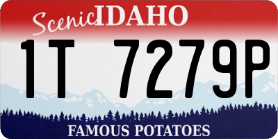 ID license plate 1T7279P