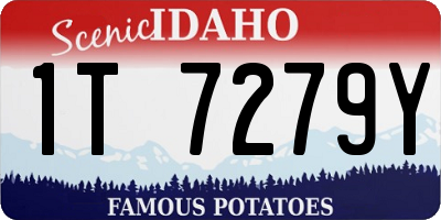 ID license plate 1T7279Y