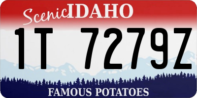 ID license plate 1T7279Z