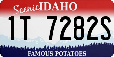 ID license plate 1T7282S