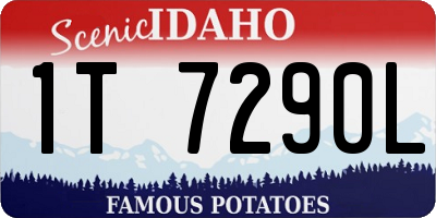 ID license plate 1T7290L