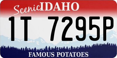 ID license plate 1T7295P