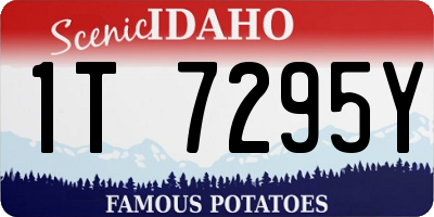 ID license plate 1T7295Y