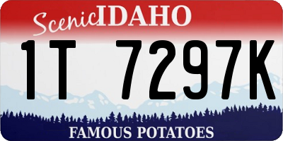 ID license plate 1T7297K
