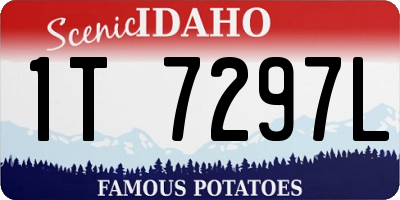 ID license plate 1T7297L