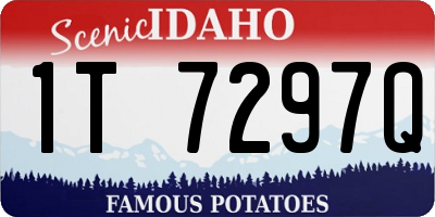 ID license plate 1T7297Q