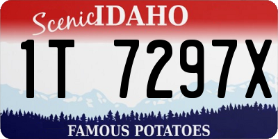 ID license plate 1T7297X