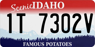 ID license plate 1T7302V