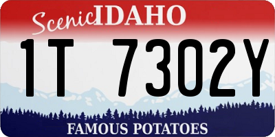 ID license plate 1T7302Y