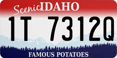 ID license plate 1T7312Q