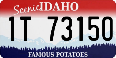 ID license plate 1T7315O