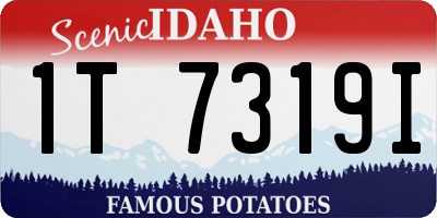 ID license plate 1T7319I