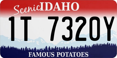 ID license plate 1T7320Y