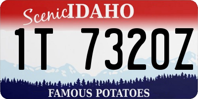ID license plate 1T7320Z