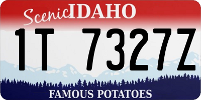 ID license plate 1T7327Z