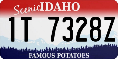 ID license plate 1T7328Z