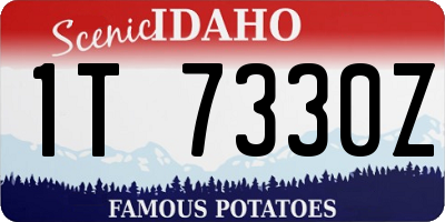 ID license plate 1T7330Z