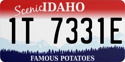 ID license plate 1T7331E