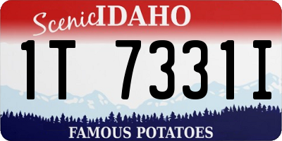 ID license plate 1T7331I
