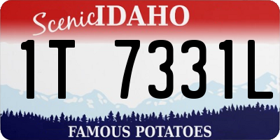 ID license plate 1T7331L