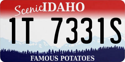ID license plate 1T7331S
