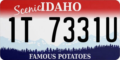 ID license plate 1T7331U