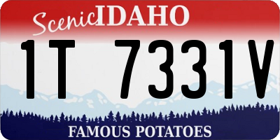 ID license plate 1T7331V
