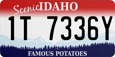 ID license plate 1T7336Y
