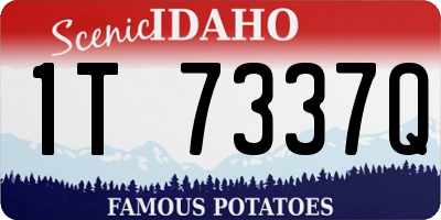 ID license plate 1T7337Q