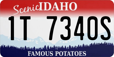 ID license plate 1T7340S