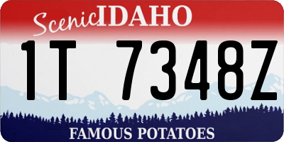 ID license plate 1T7348Z