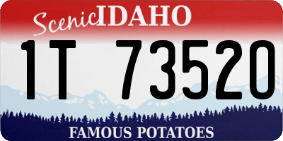 ID license plate 1T7352O