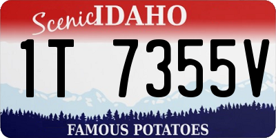 ID license plate 1T7355V