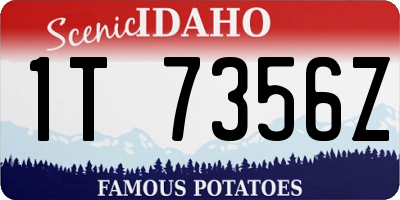 ID license plate 1T7356Z