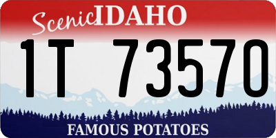ID license plate 1T7357O