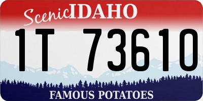 ID license plate 1T7361O