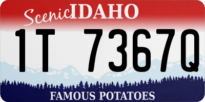 ID license plate 1T7367Q