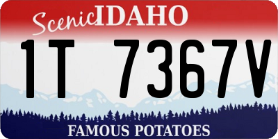ID license plate 1T7367V
