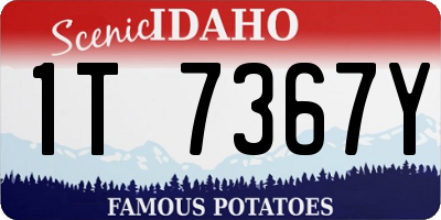 ID license plate 1T7367Y